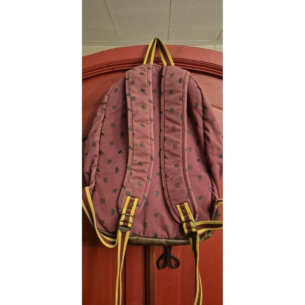 Pottery Barn Teen Harry Potter Gryffindor Canvas Backpack Bag Burgundy Collect